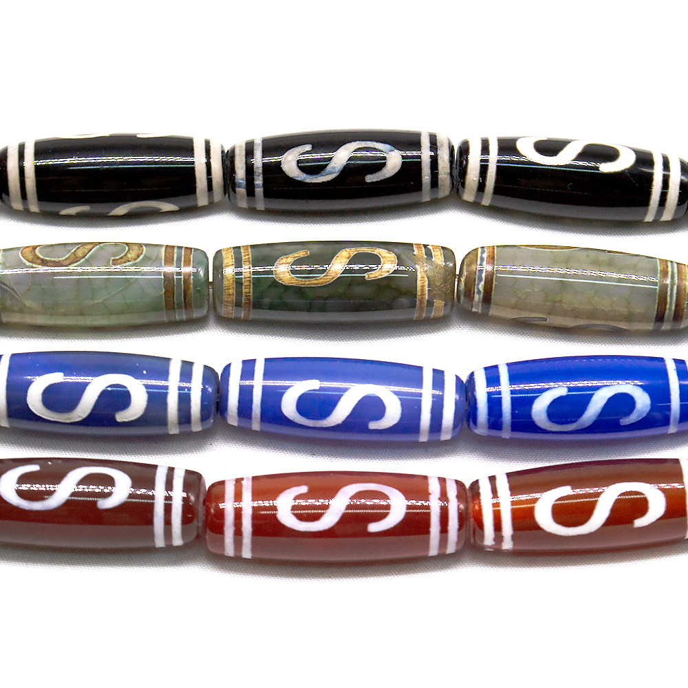 Фото товара бусина дзи "денежный крючок"