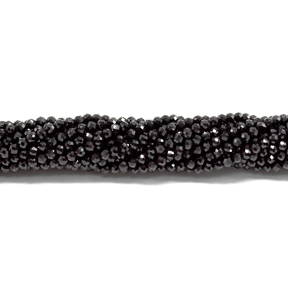 Фото товара шпинель черная в.с. 3 мм грань