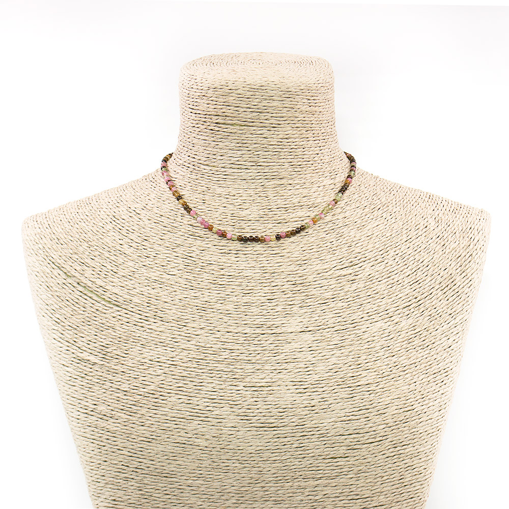 Фото товара бусы-чокер из турмалина 3 мм