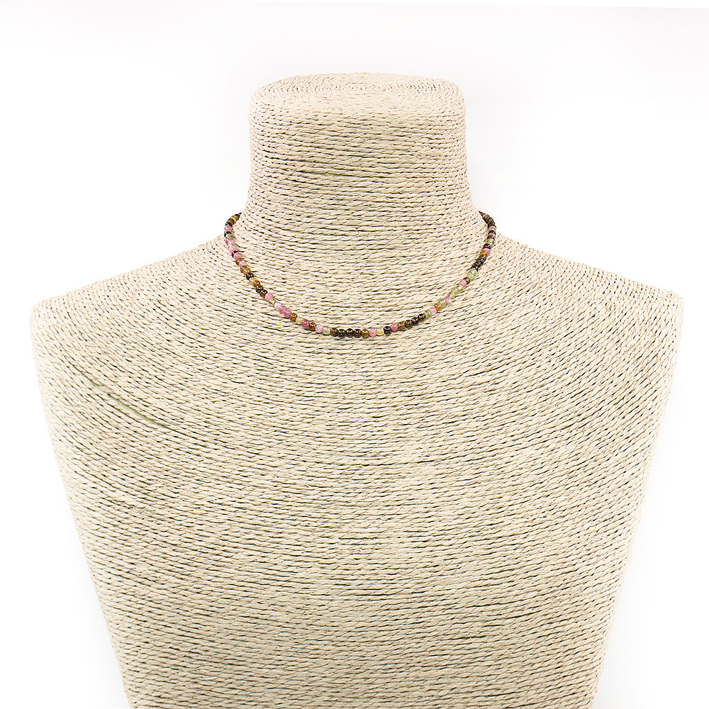 Бусы-чокер из турмалина 3 мм