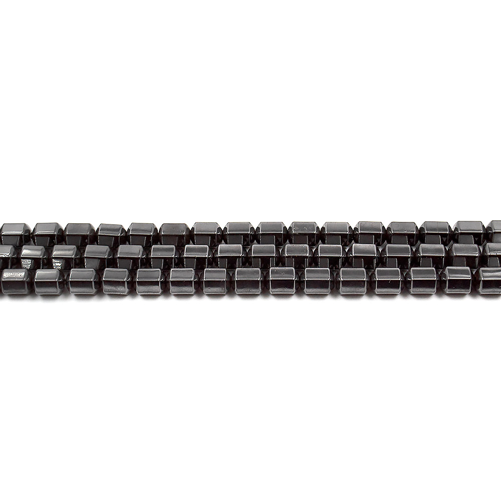 Гематит биконус вытянутый граненый 8*7 мм