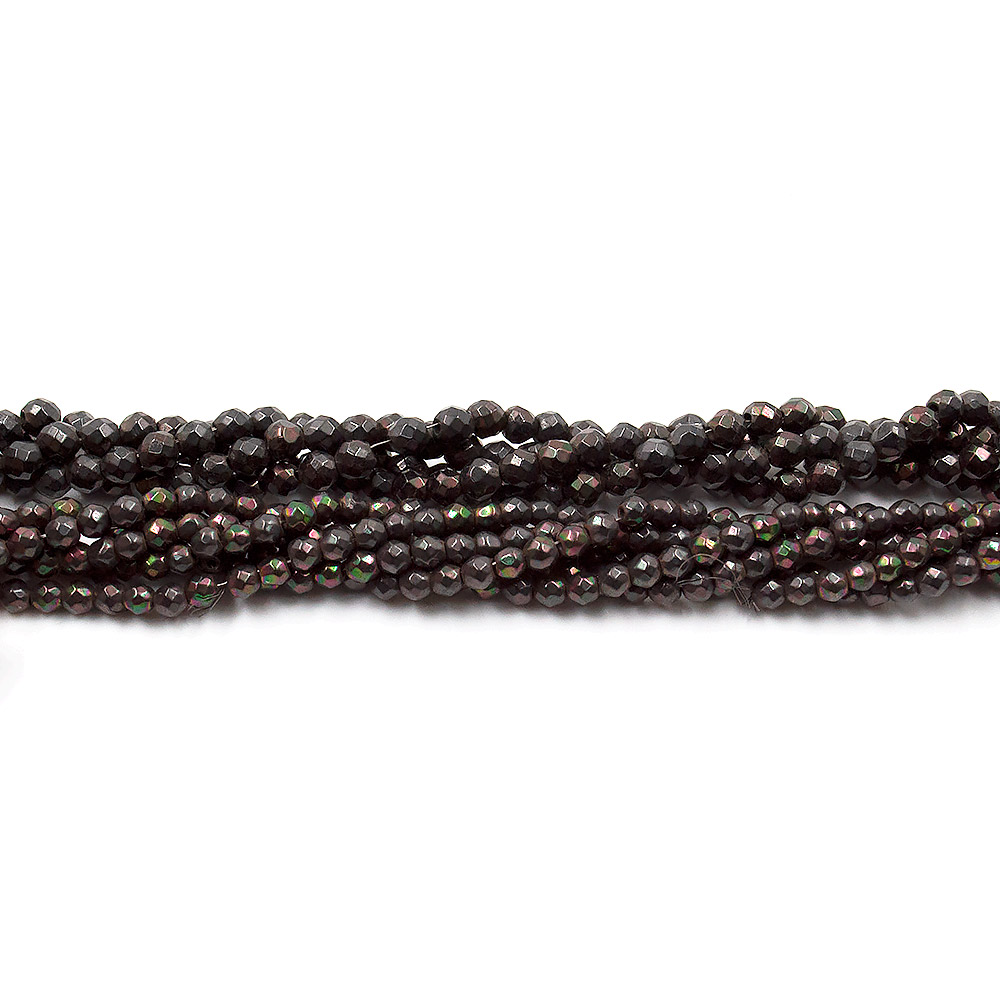 Фото товара гематит цвет горький шоколад шар грань