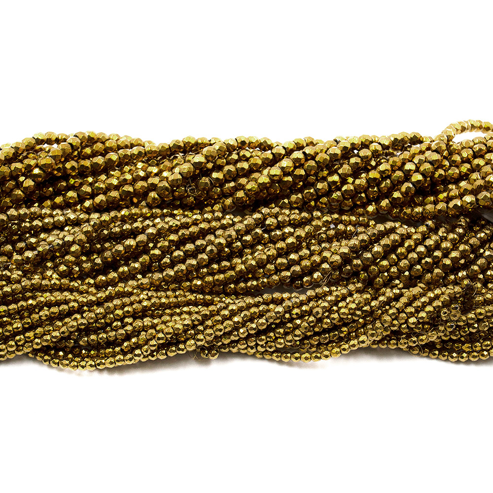 Фото товара гематит цвет янтарный шар грань