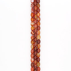 Сердолик бело-рыжий бочата 16*12 мм