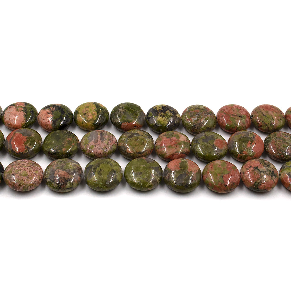 Фото товара яшма унакит таблетка 16 мм