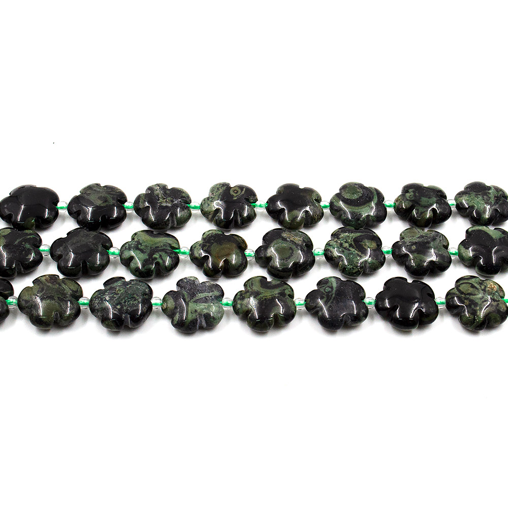 Фото товара яшма камбаба цветок 16 мм