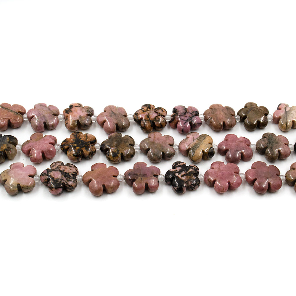 Фото товара родонит цветок 16 мм