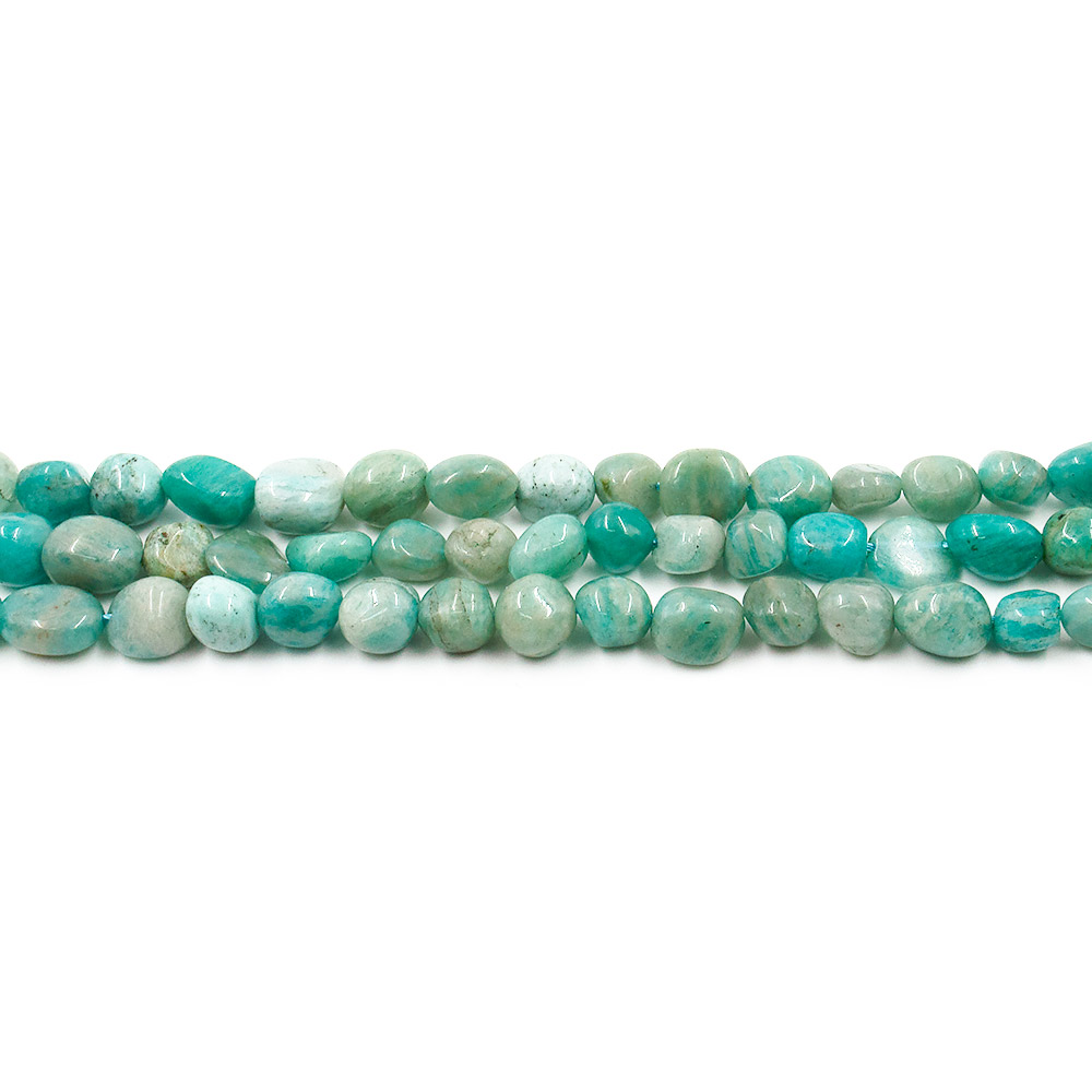 Фото товара амазонит галтовка яркая 8*10 мм