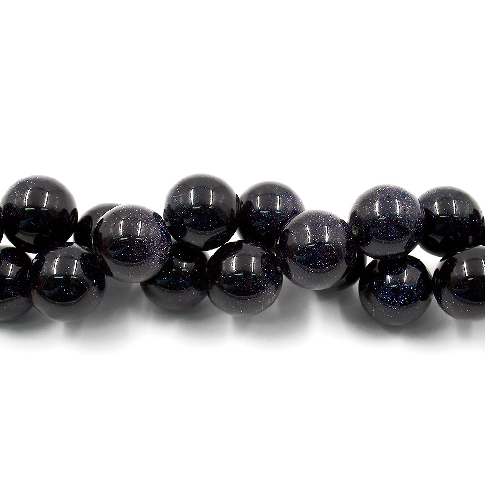 Фото товара авантюрин синтетический синий шар 18 мм