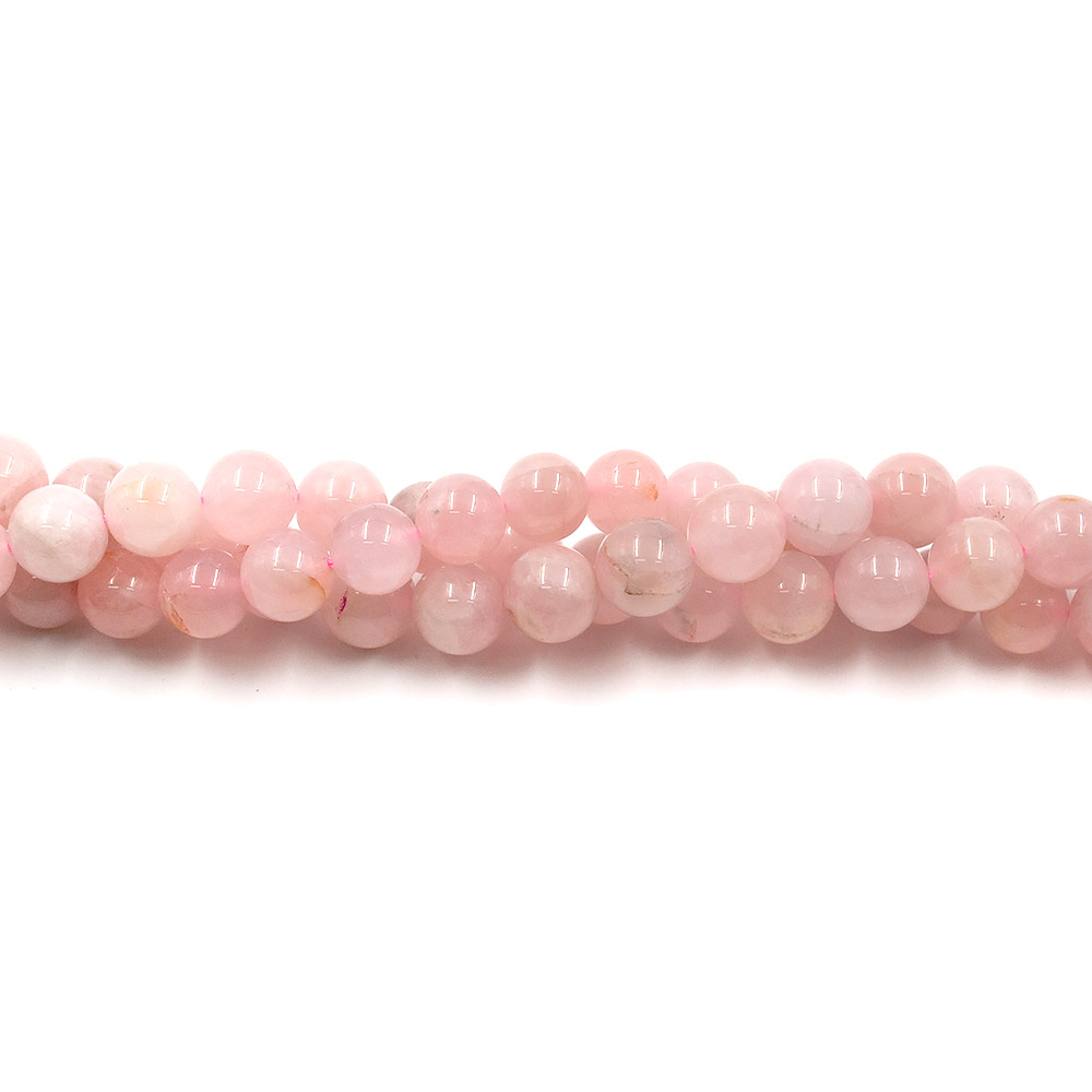 Фото товара розовый кварц мадагаскарский 10 мм 2 сорт