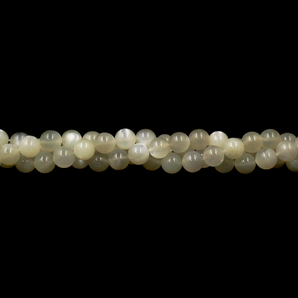 Фото товара лунный камень шар 9 мм 1сорт