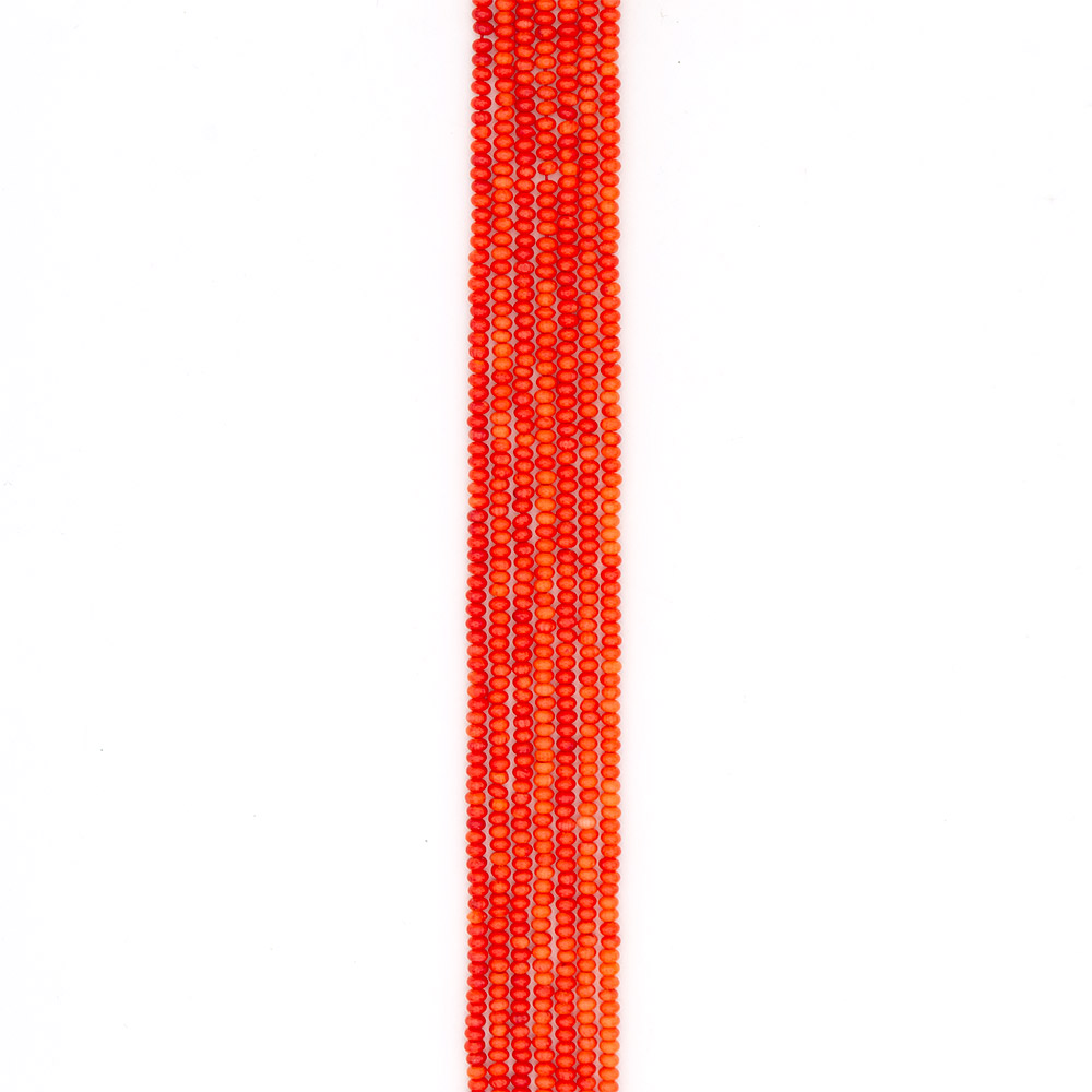 Фото товара коралл цвет морковный разделители 3*5 мм