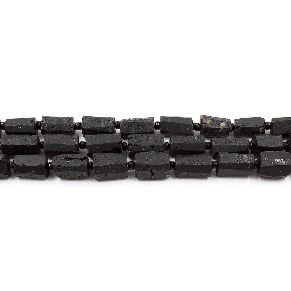 Турмалин черный цилиндр необработаный 12*8 мм