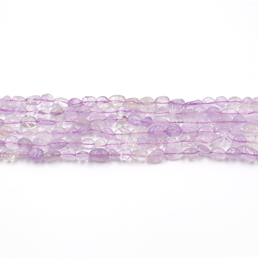 Аметист лавандовый галтовка 8*6 мм в.с.