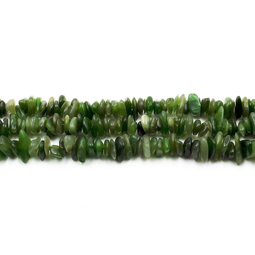 Фото товара нефрит слайс 10*3 мм