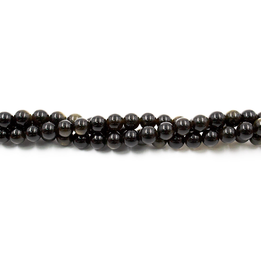 Фото товара обсидиан золотистый  8 мм в.с.