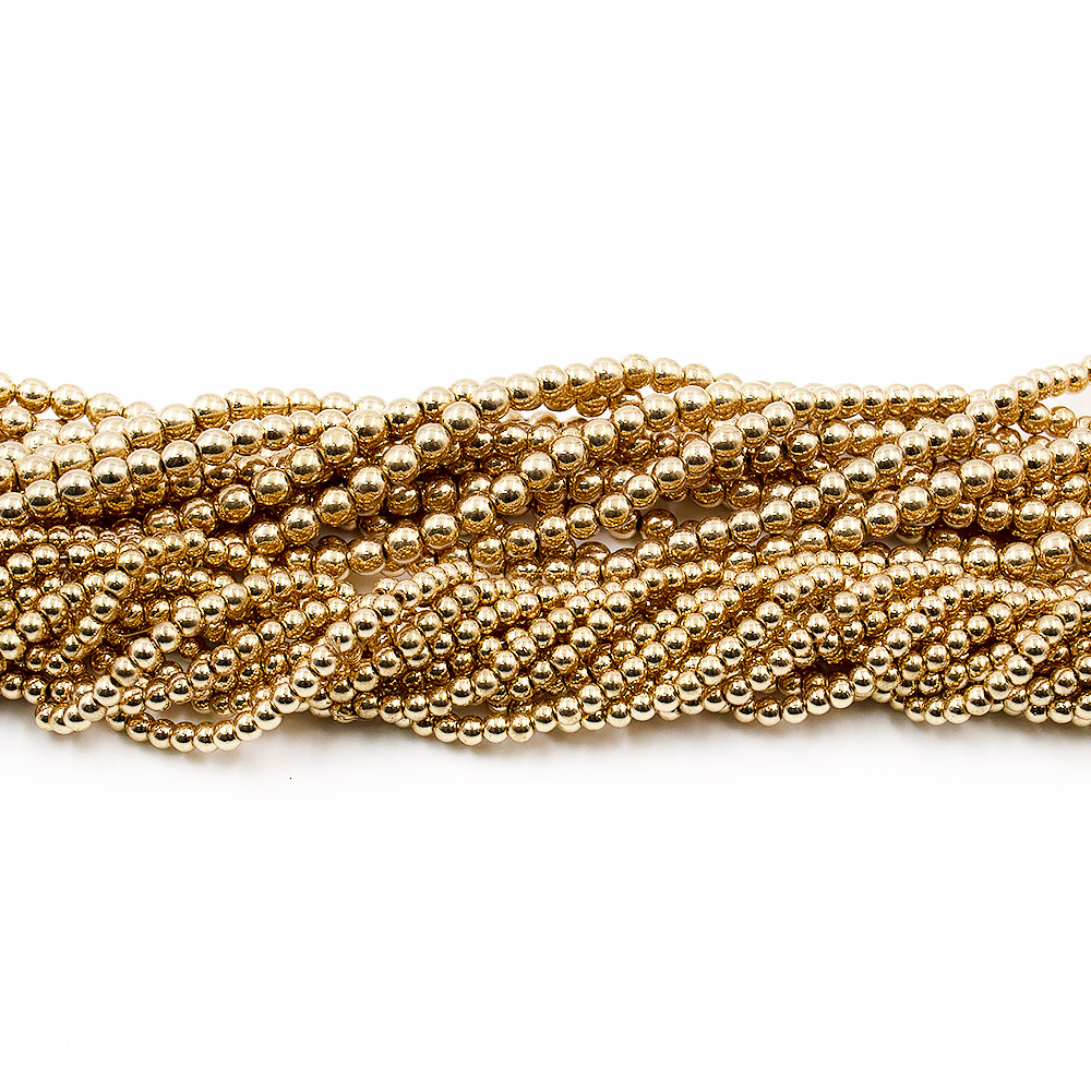 Гематит цвет красное золото шар гладкий