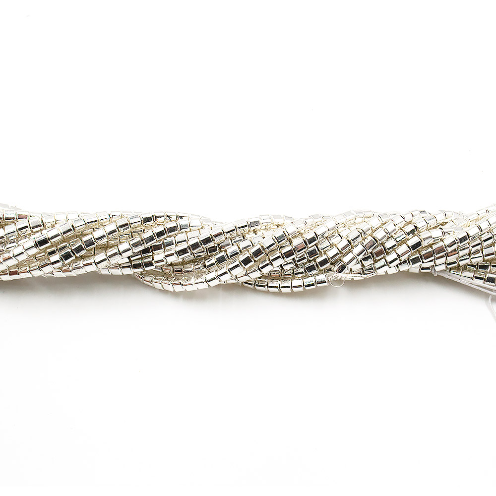 Гематит цвет белое серебро цилиндр три грани