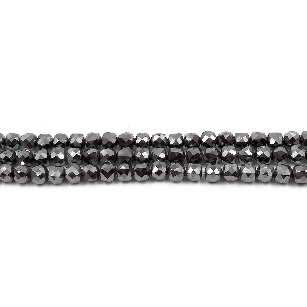 Гематит куб с гранями 7*7 мм люкс