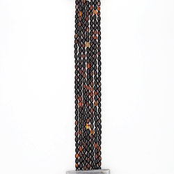 Сердолик темный бочата 9*6 мм