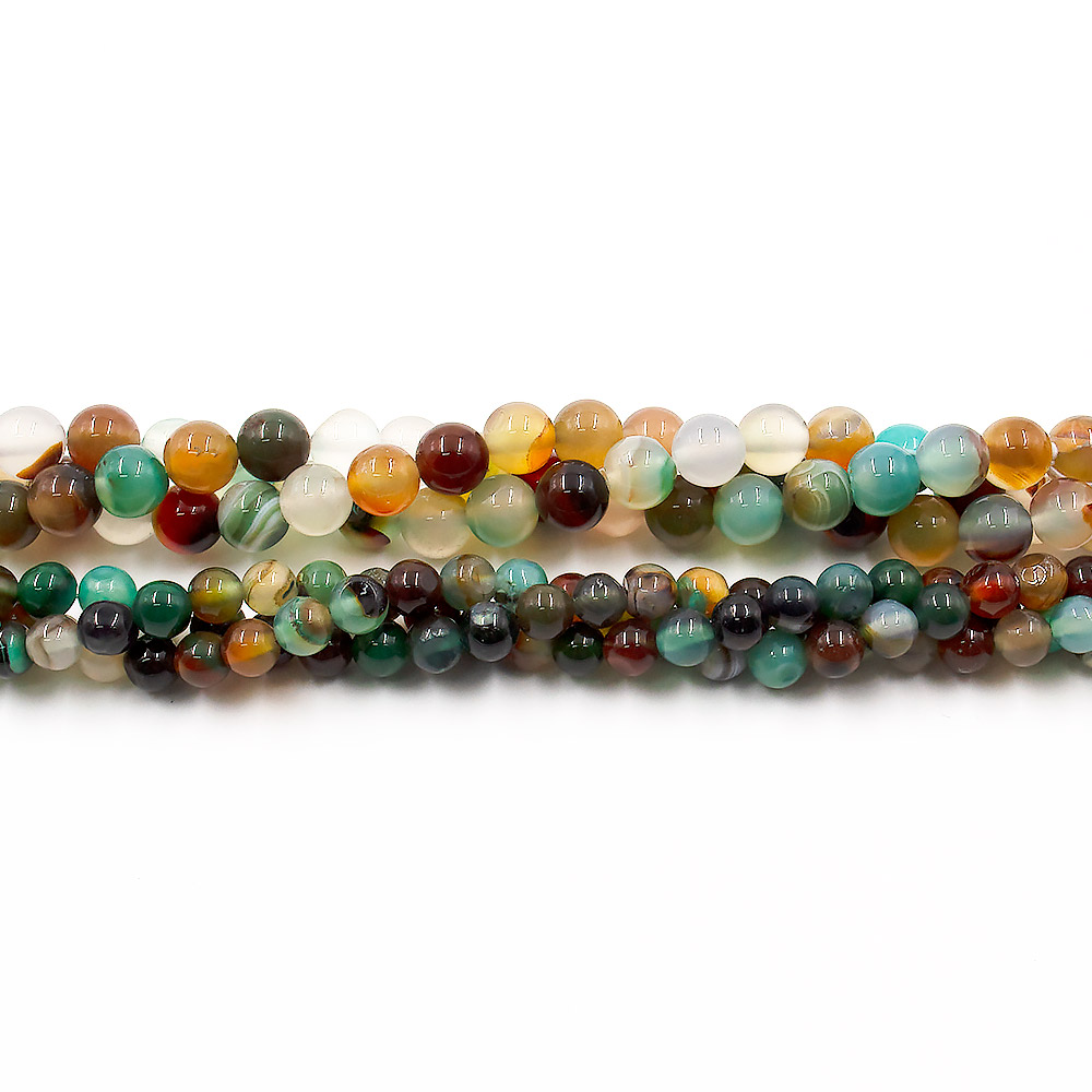 Фото товара агат шар цвет бирюзово-коричневый микс