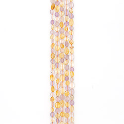 Цитрин,аметист,горный хрусталь галтовка 8*10 мм