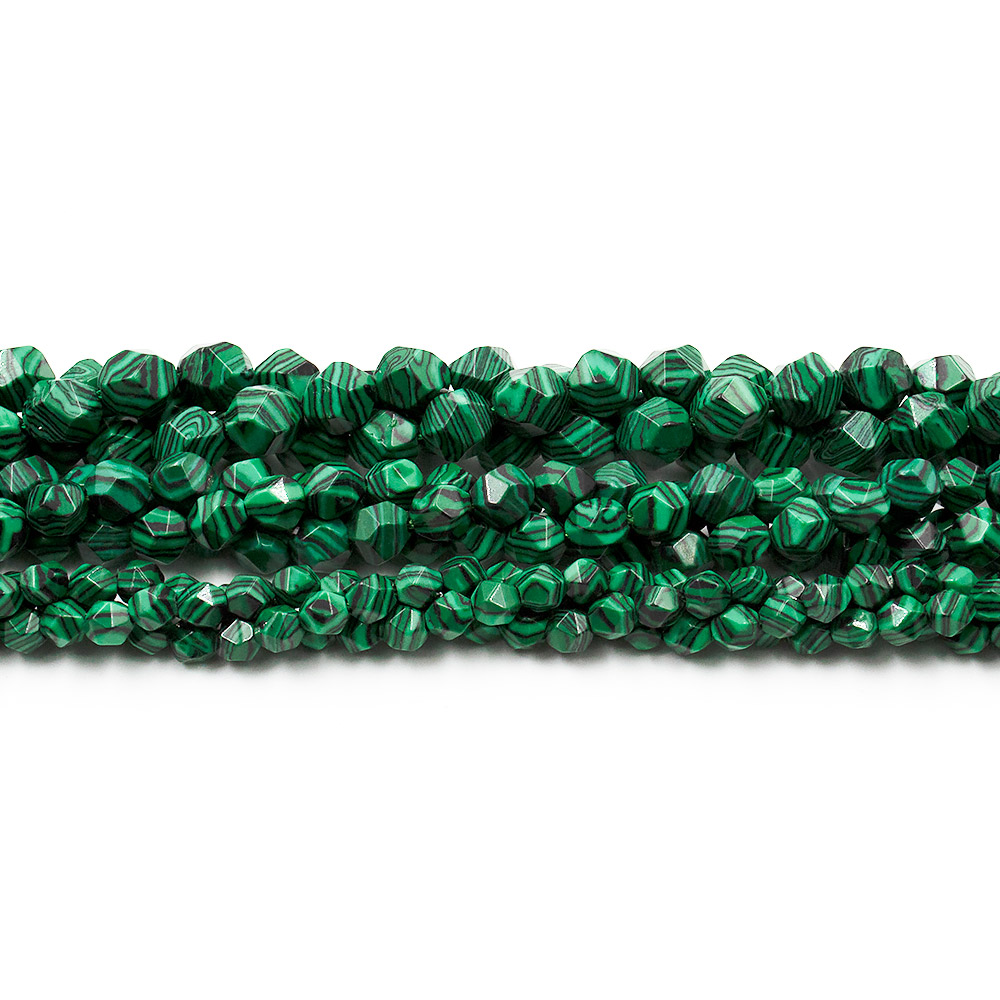 Фото товара малахит имитация крупная грань шар