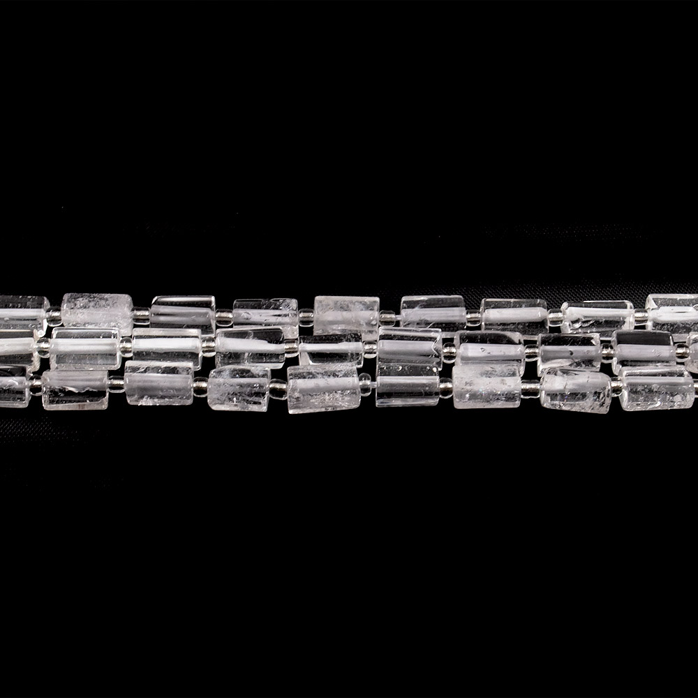 Фото товара горный хрусталь цилиндр граненый 11*7 мм