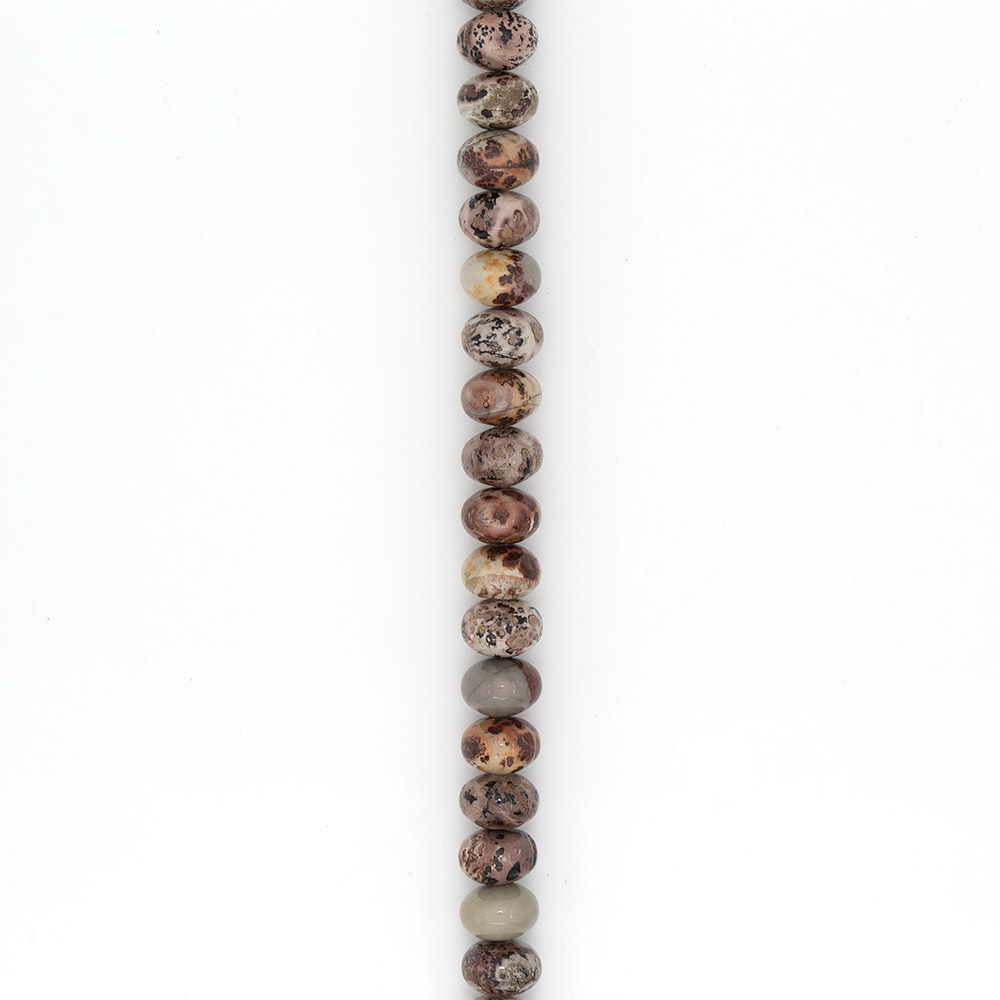 Фото товара яшма арктическая рондоль 14*18 мм