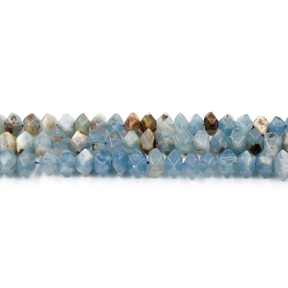 Фото товара аквамарин микс рондоль 6*11 мм с гранями