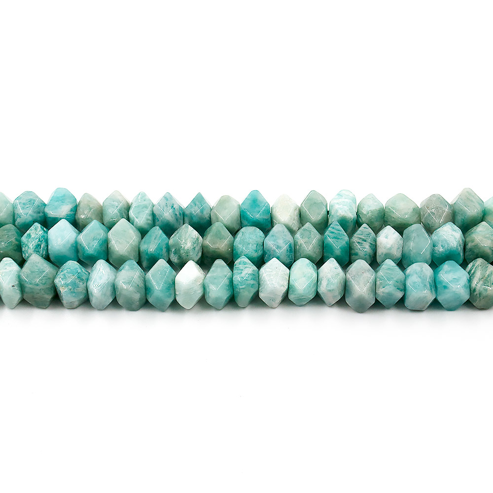 Фото товара амазонит рондоль грань 11*8 мм