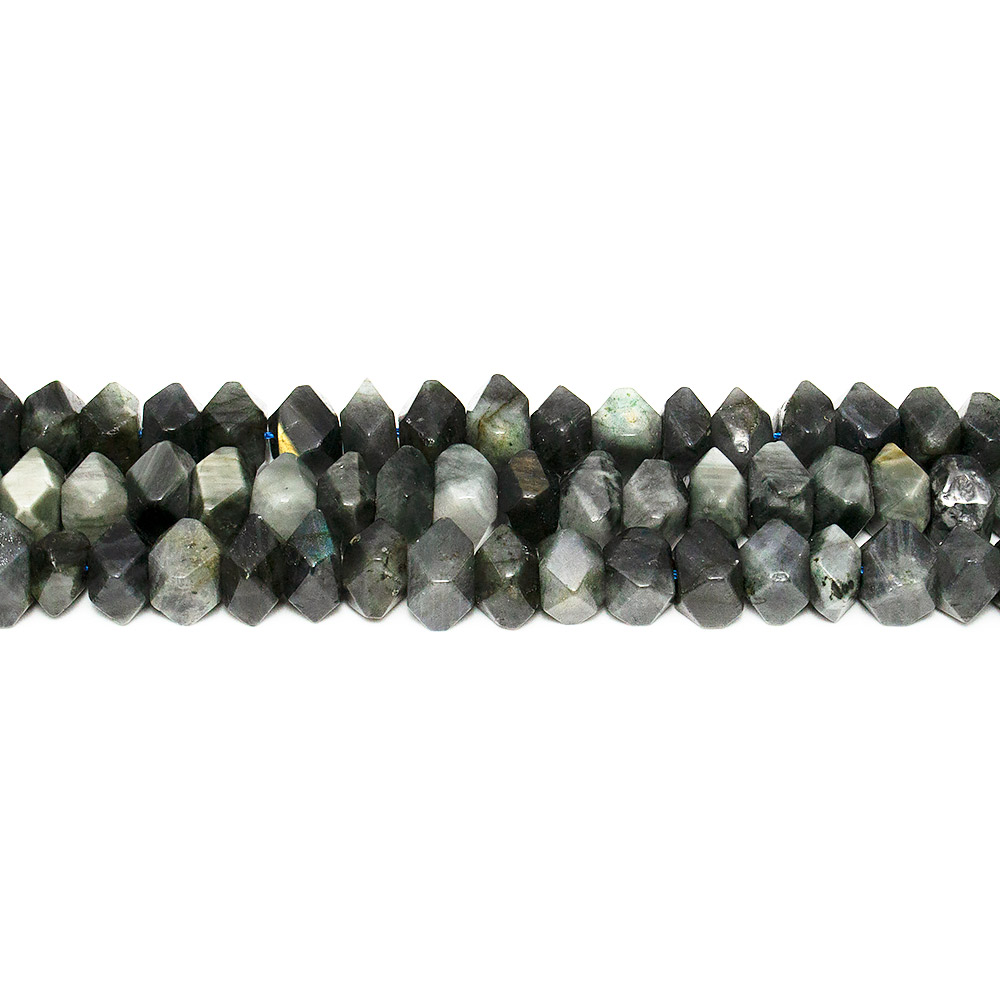 Фото товара лабрадор рондоль 11*6 мм грань