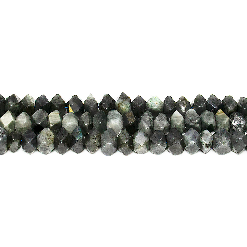 Фото товара лабрадор рондоль 11*6 мм грань