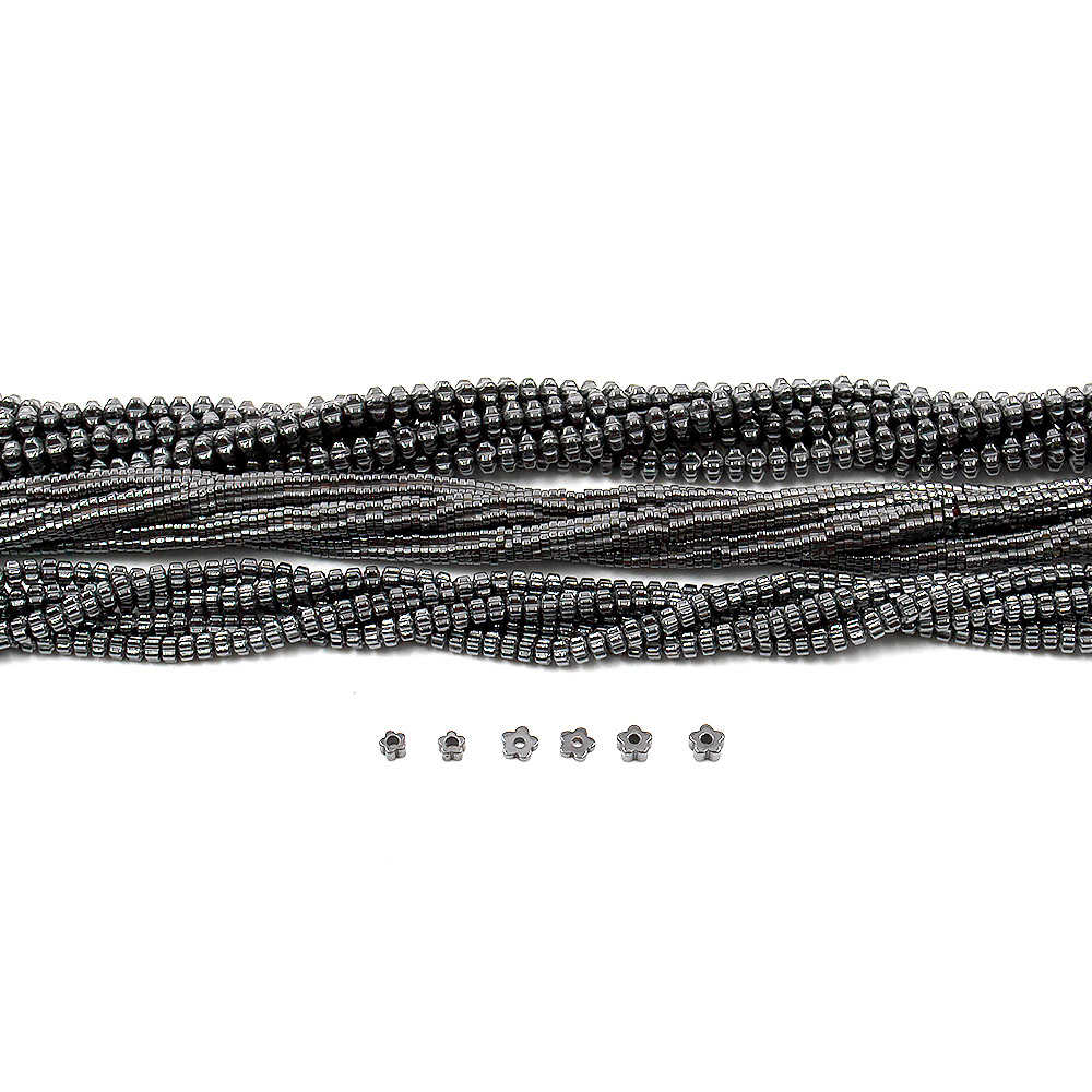 Фото товара гематит разделитель цветок штамповка 