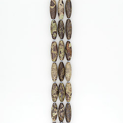 Яшма пейзажная бочата 40*13 мм