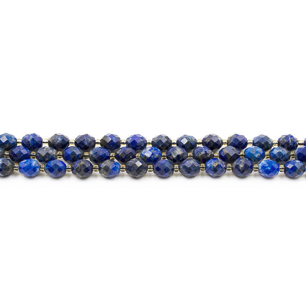 Фото товара лазурит рис 8*6 мм грань