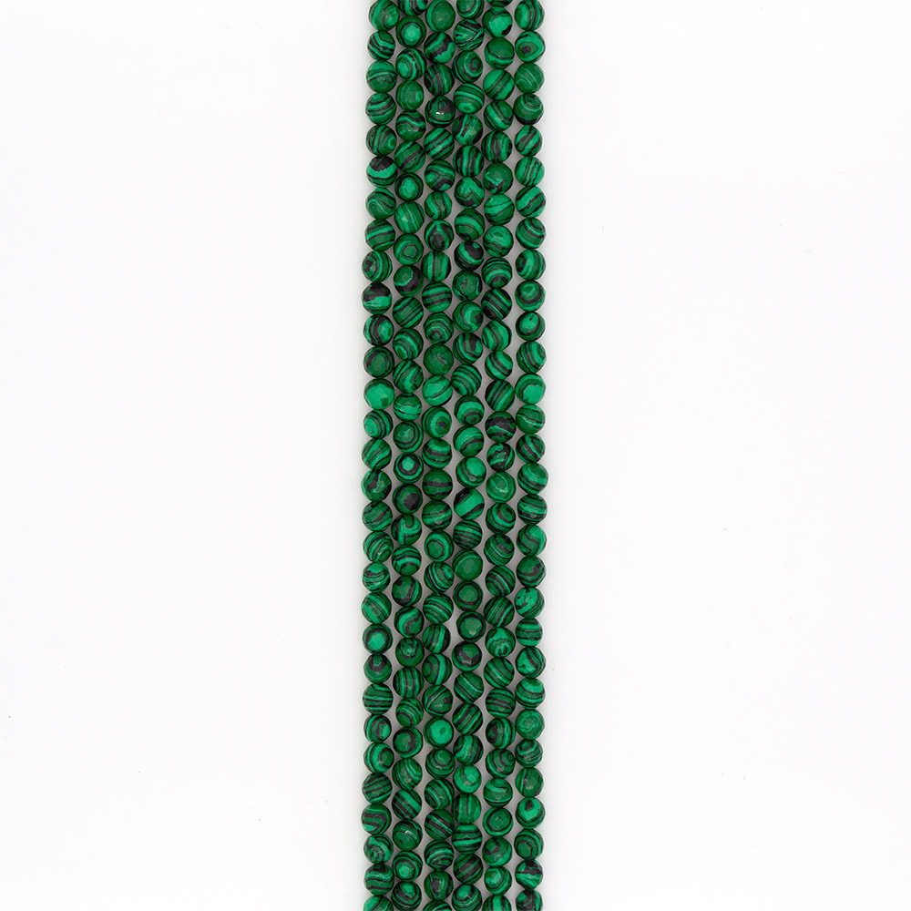 Фото товара малахит имитация грань шар 8 мм