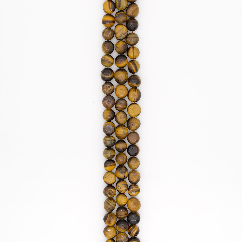 Фото товара тигровый глаз галтовка круглая 15 мм