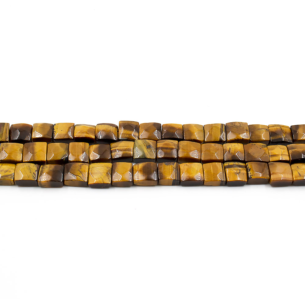 Фото товара тигровый глаз квадрат 10*10*5 мм грань