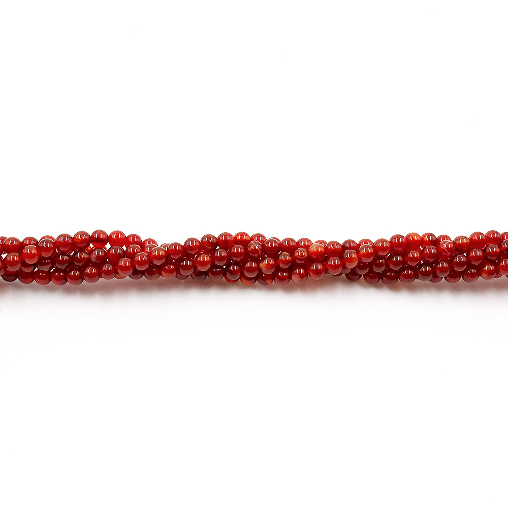 Сердолик рыжий  4 мм