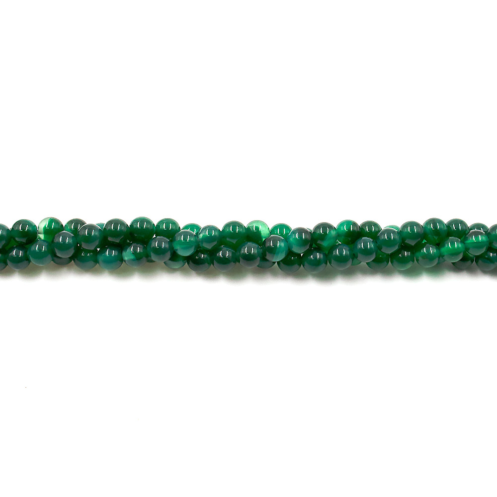 Агат шар цвет темный хризопраз 6 мм