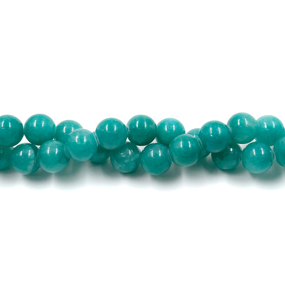 Фото товара кальцит тонированный бирюзовый 10 мм