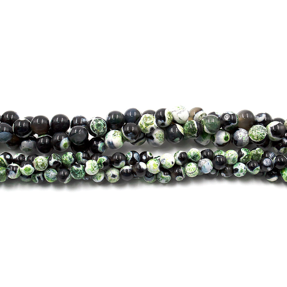 Агат "мозаика" шар цвет яркая зелень