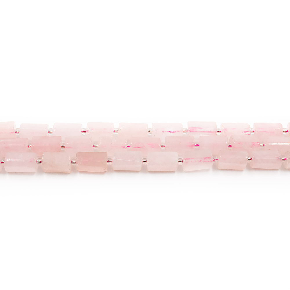 Фото товара розовый кварц мадагаскарский цилиндр грань 13*8 мм