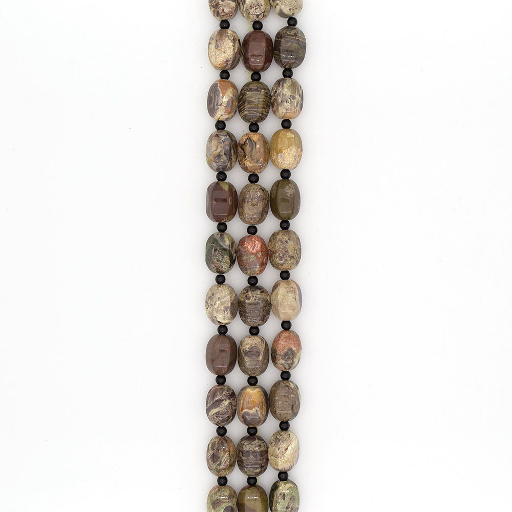 Фото товара яшма пейзажная бочата грань 20*15 мм