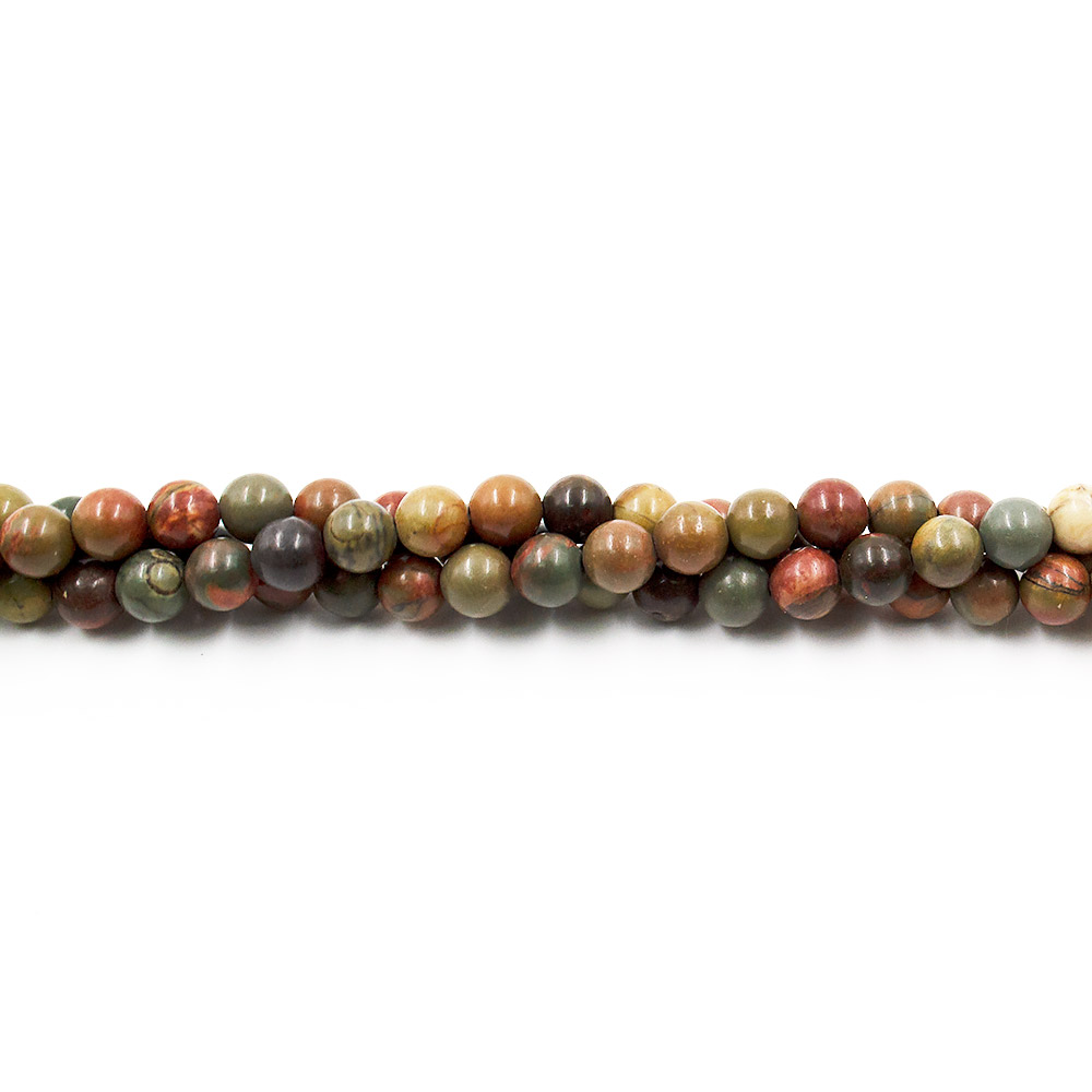 Фото товара яшма "пикассо" шар 8 мм 1с.