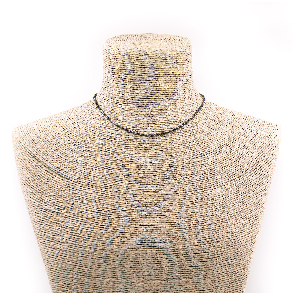 Бусы-чокер гематит шар 2 мм грань