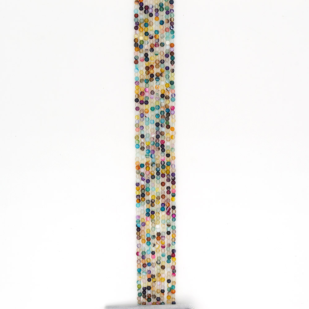 Фото товара агат шар цвет "ассорти" 3 мм