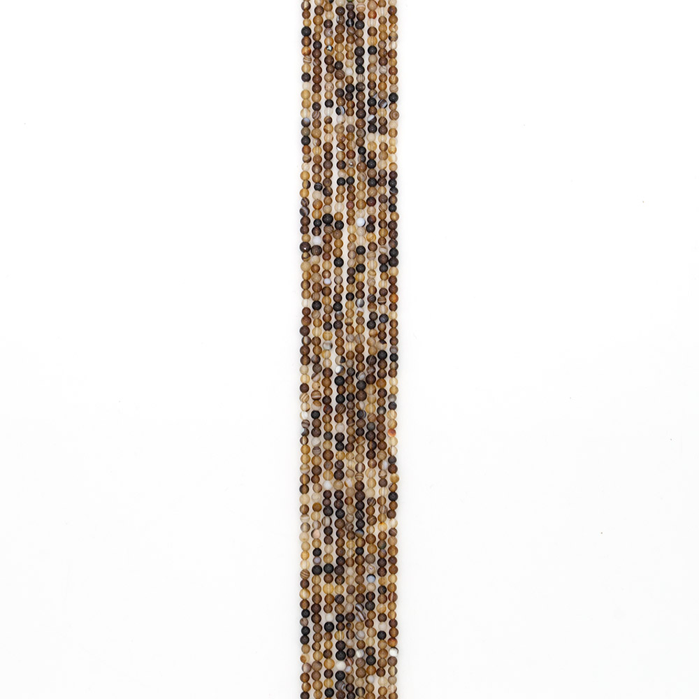 Фото товара агат шар цвет коричневый 3 мм