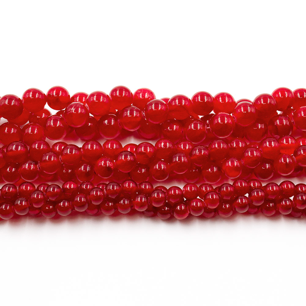 Фото товара кальцит тонированный цвет клюква шар